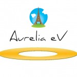Aurelia e.V. Logo mit Eiffelturm.