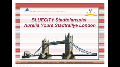 BLUECITIY Stadtrallye London - England